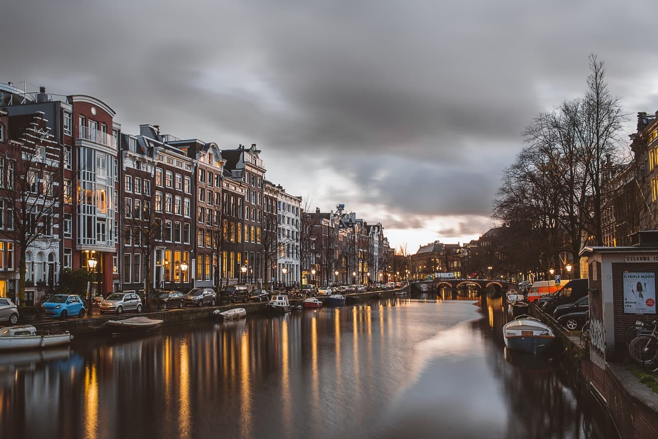 Amsterdam canal near the Kamar BV office